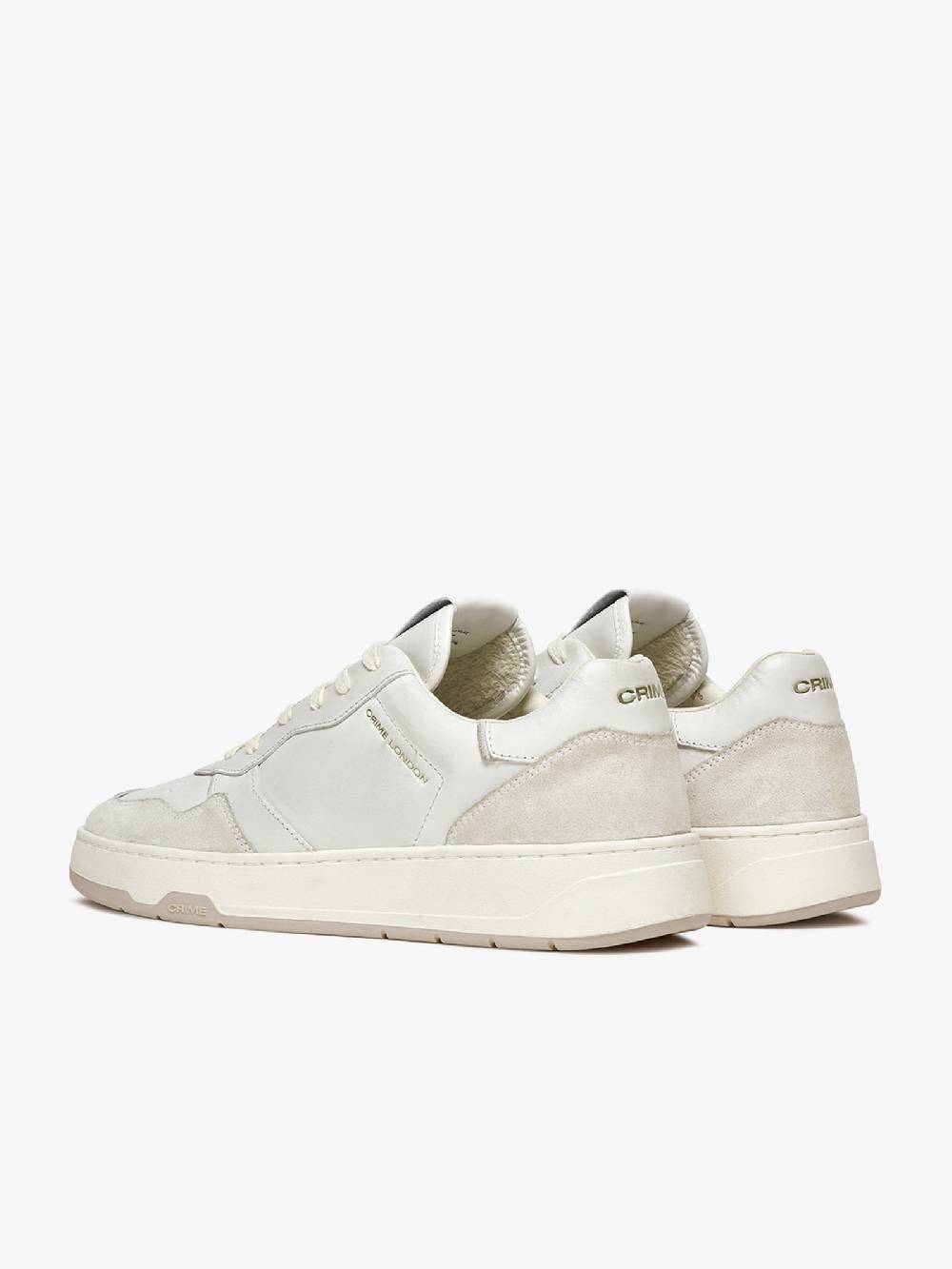 CRIME LONDON Sneakers Timeless 17200PP6 uomo in pelle bianco 2025