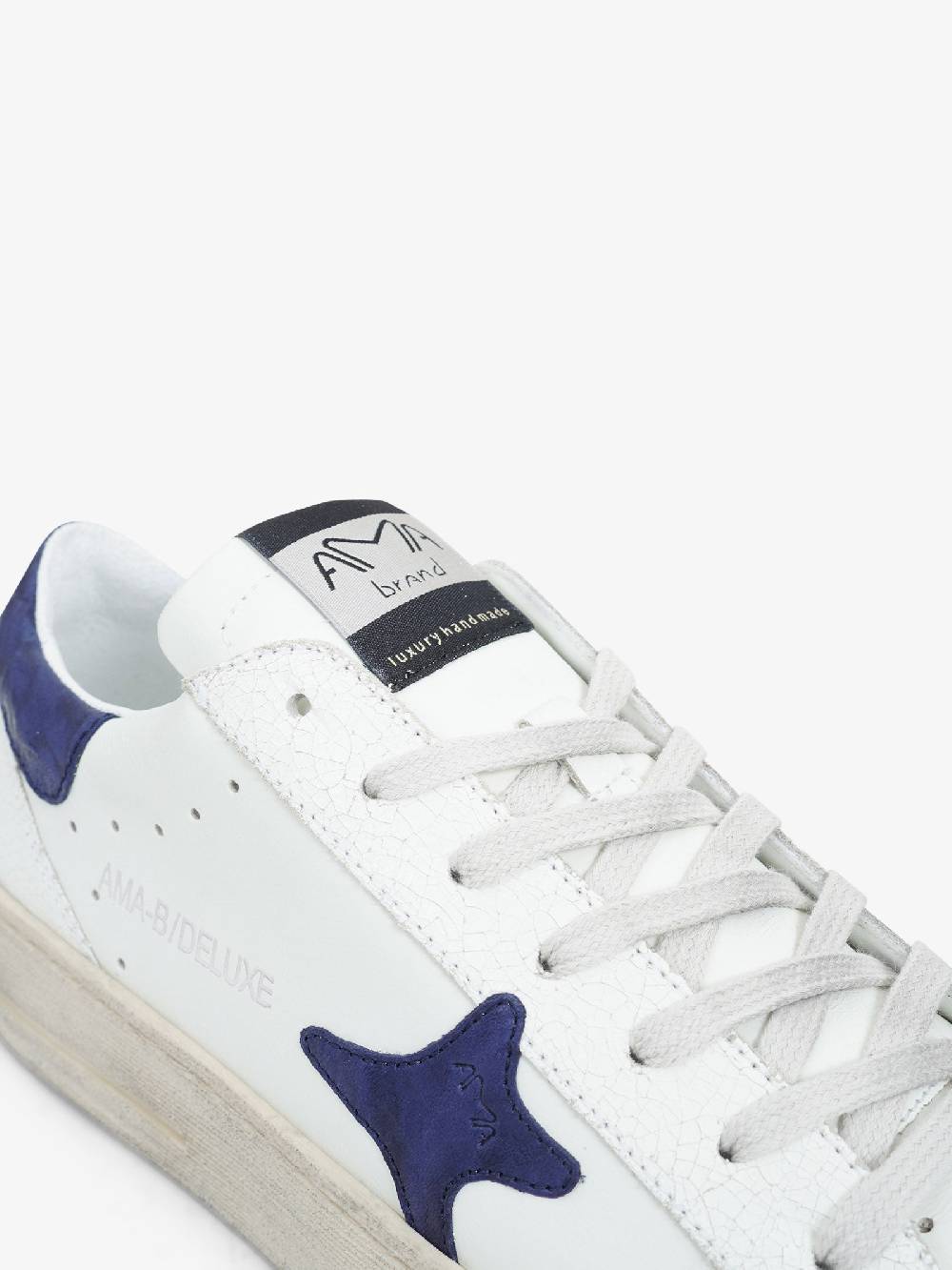 AMA BRAND Sneakers 2775 uomo in pelle bianco Pezzi Unici