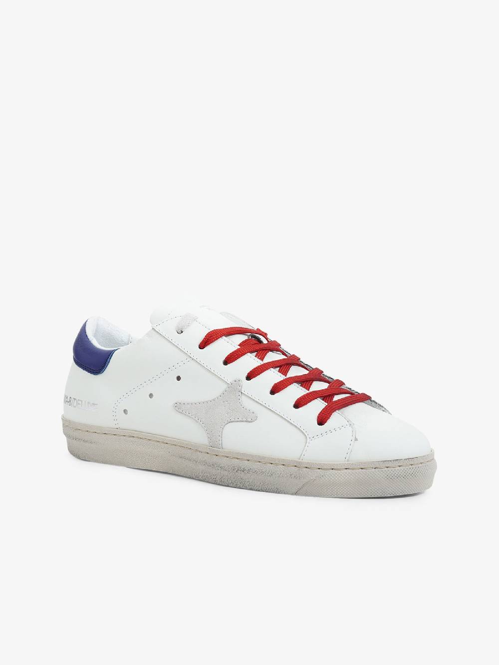 AMA BRAND Sneakers 2737 uomo in pelle bianco Soddisfazione Garantita
