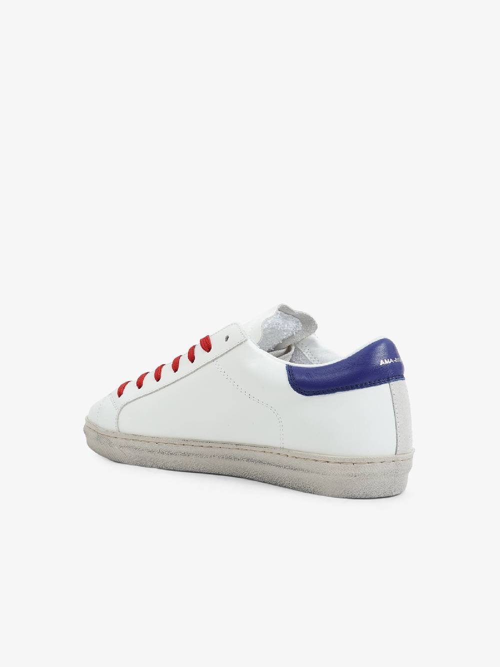 AMA BRAND Sneakers 2737 uomo in pelle bianco Soddisfazione Garantita
