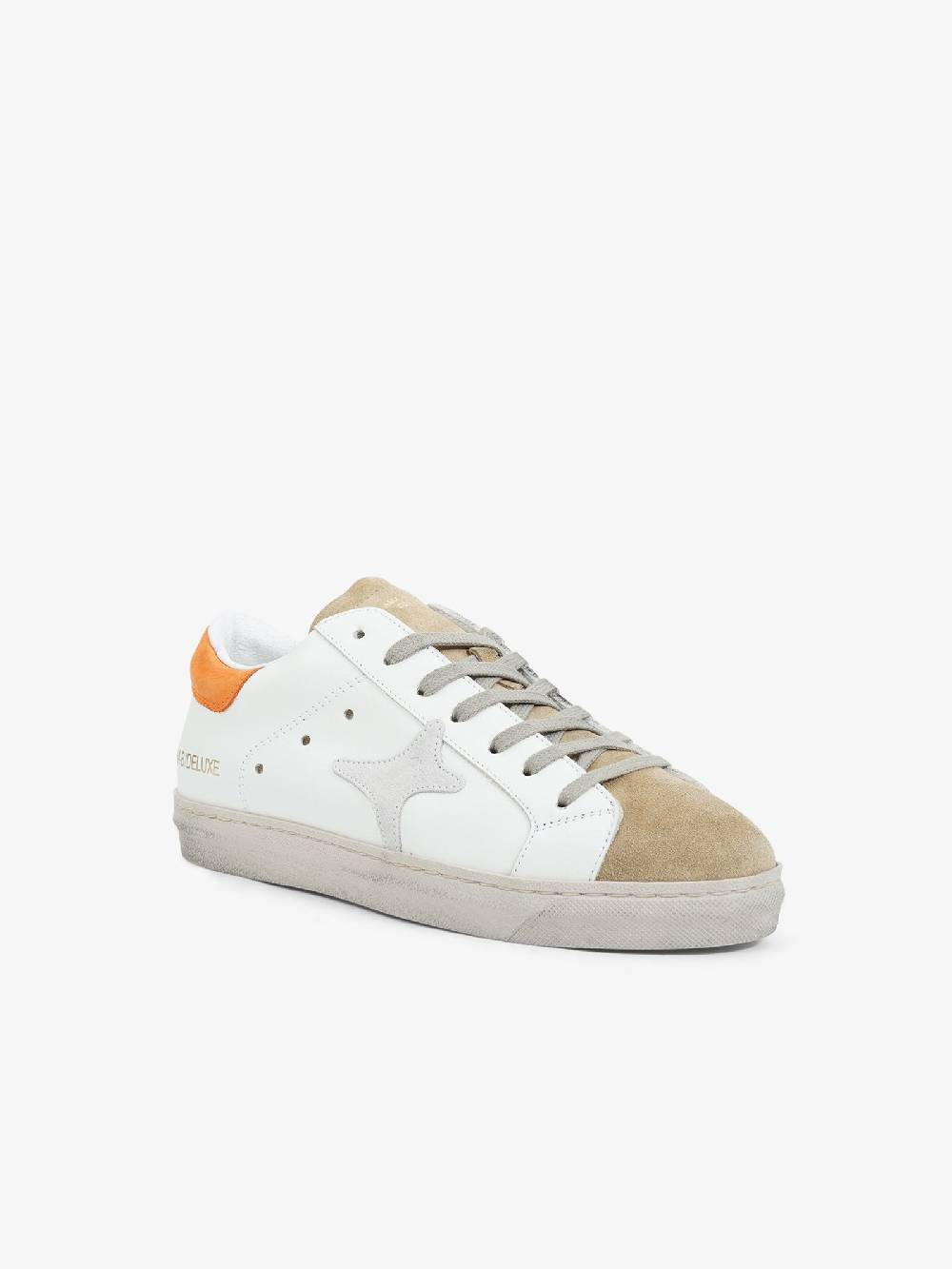 AMA BRAND Sneakers 2736 uomo in pelle bianco Qualità Garantita