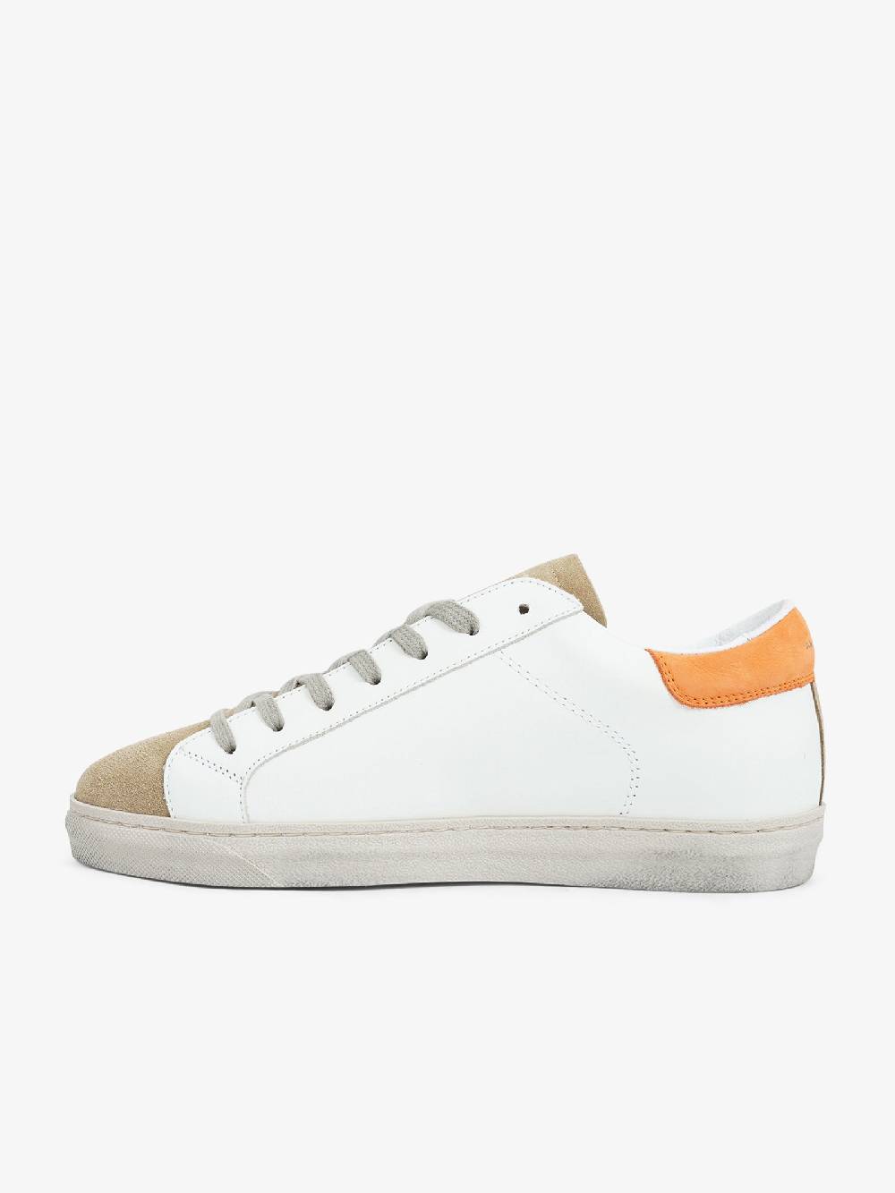 AMA BRAND Sneakers 2736 uomo in pelle bianco Qualità Garantita