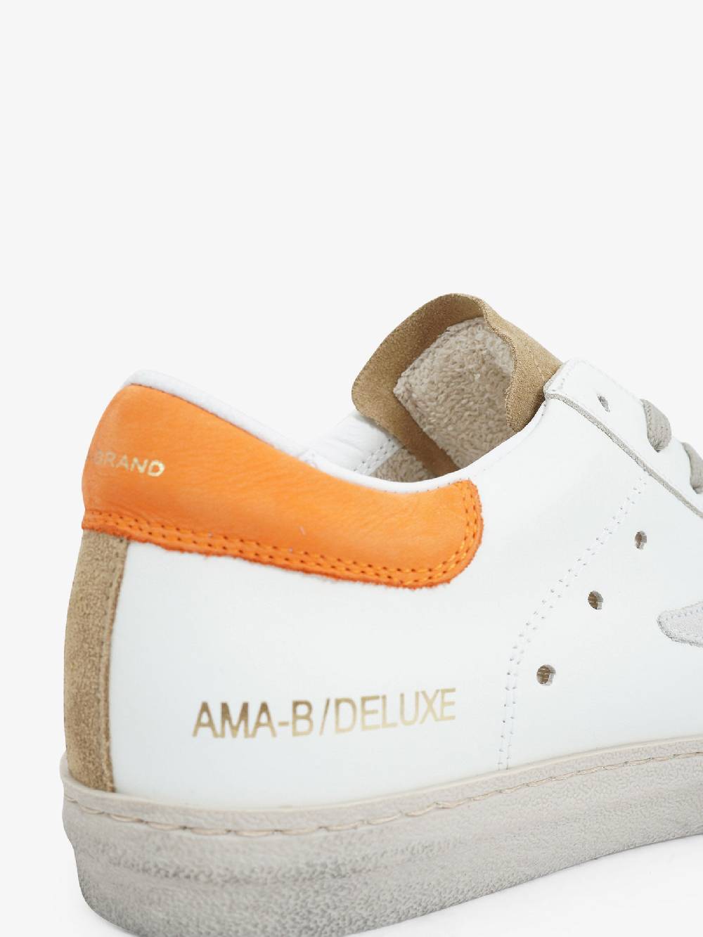 AMA BRAND Sneakers 2736 uomo in pelle bianco Qualità Garantita