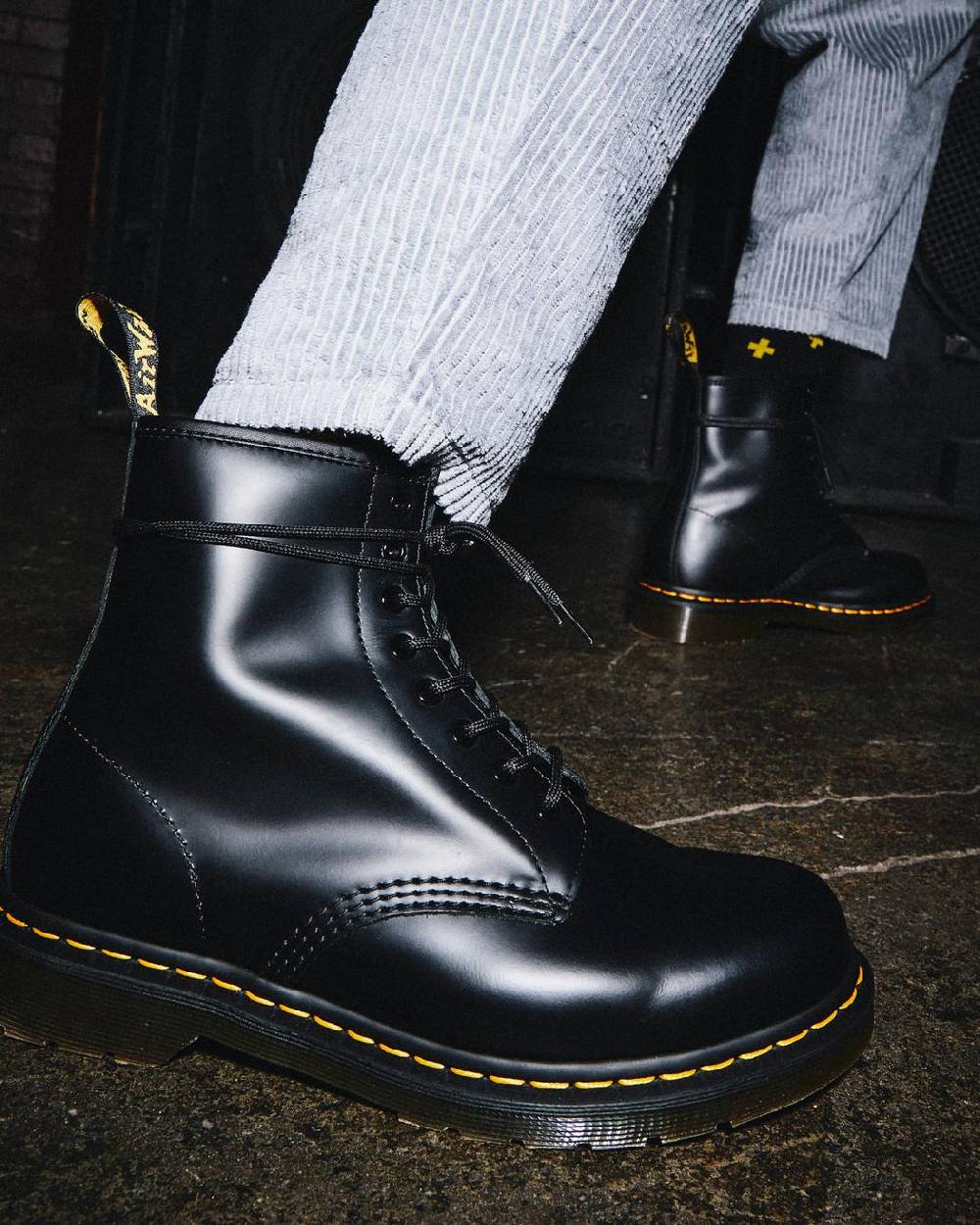 DR. MARTENS Stivali di pelle 1460 Smooth Affare Del Giorno