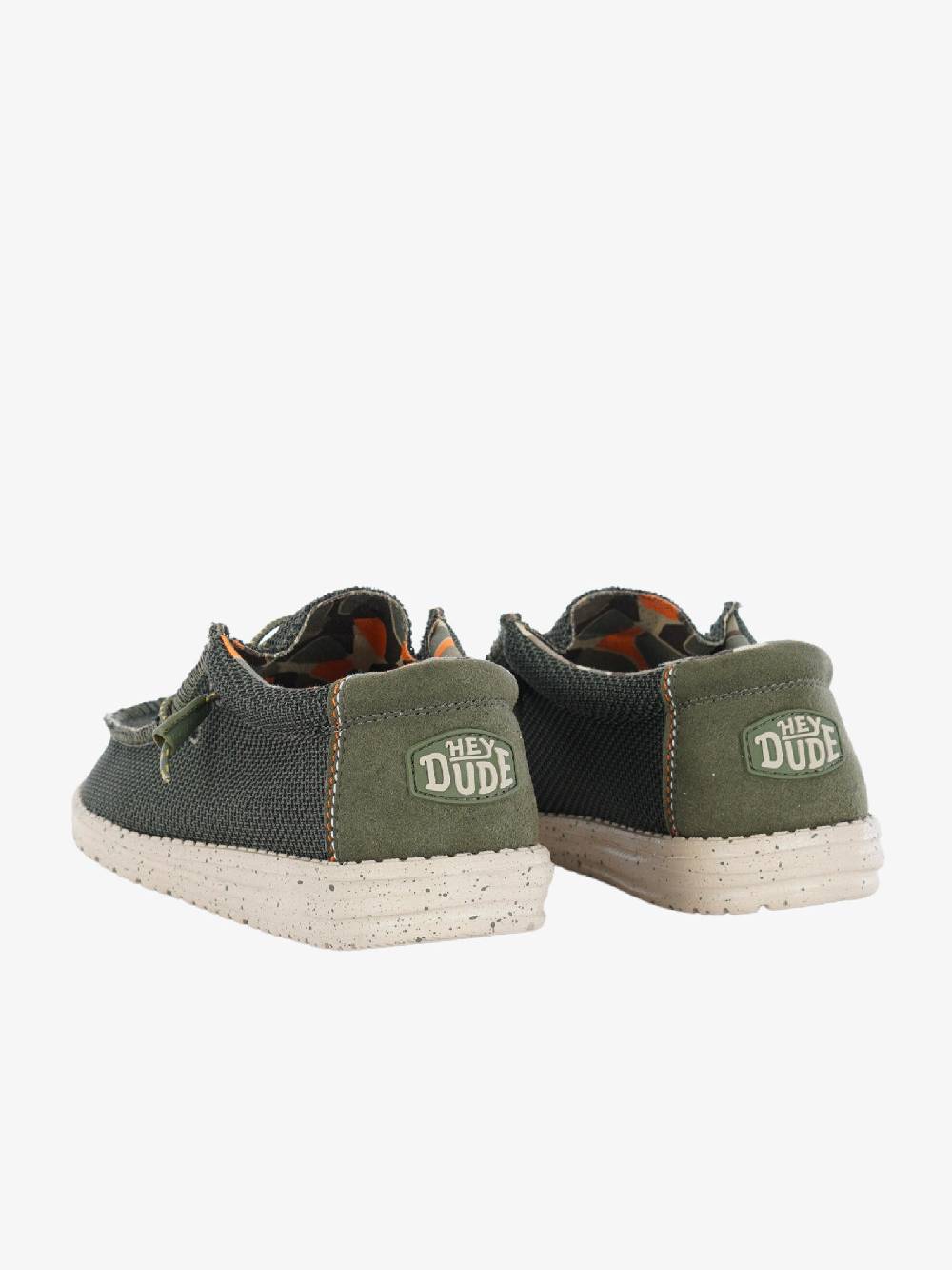 HEY DUDE Mocassini Wally Sox uomo verde Saldi