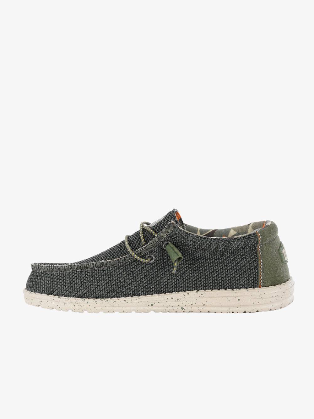 HEY DUDE Mocassini Wally Sox uomo verde Saldi