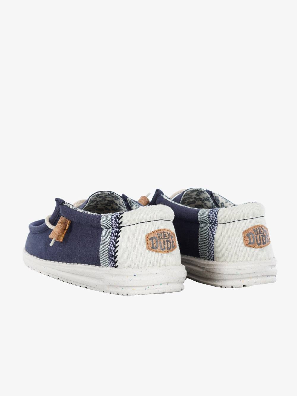 HEY DUDE Mocassini Wally Break Stitch uomo blu Offerte