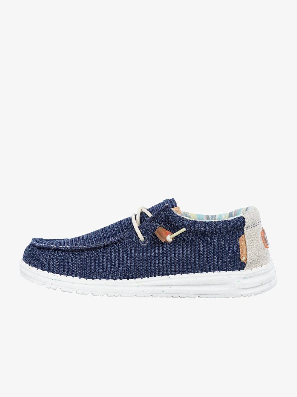 HEY DUDE Mocassini Wally Stretch uomo blu Vendita Calda