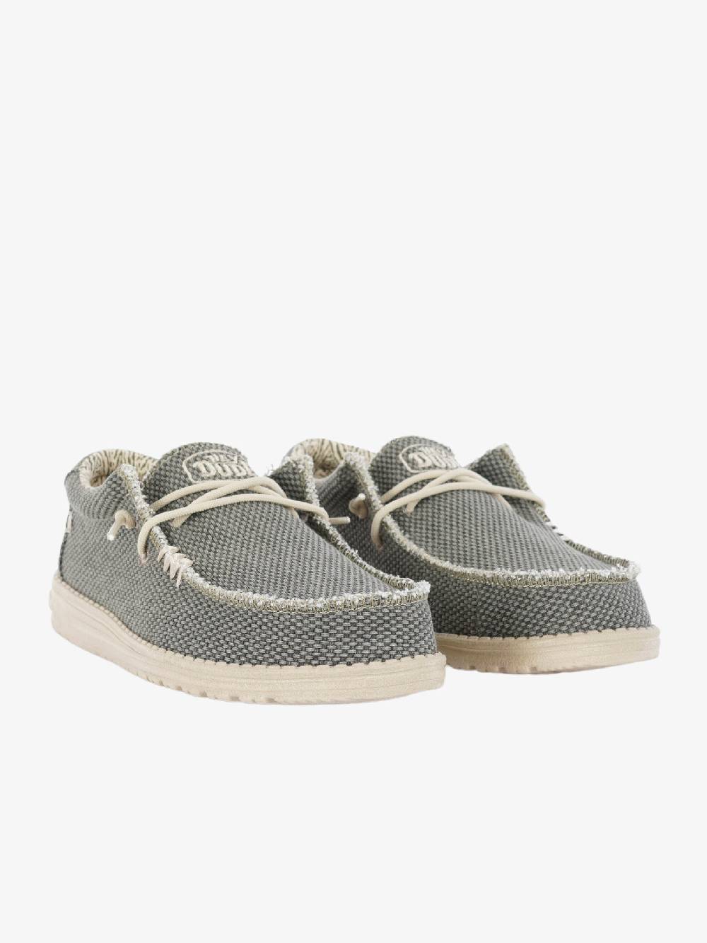 HEY DUDE Mocassini Wally Braided uomo verde Saldi Di Fabbrica