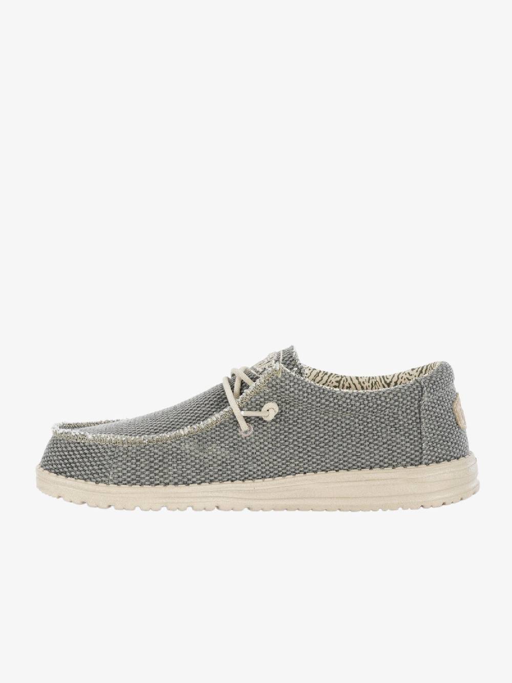 HEY DUDE Mocassini Wally Braided uomo verde Saldi Di Fabbrica