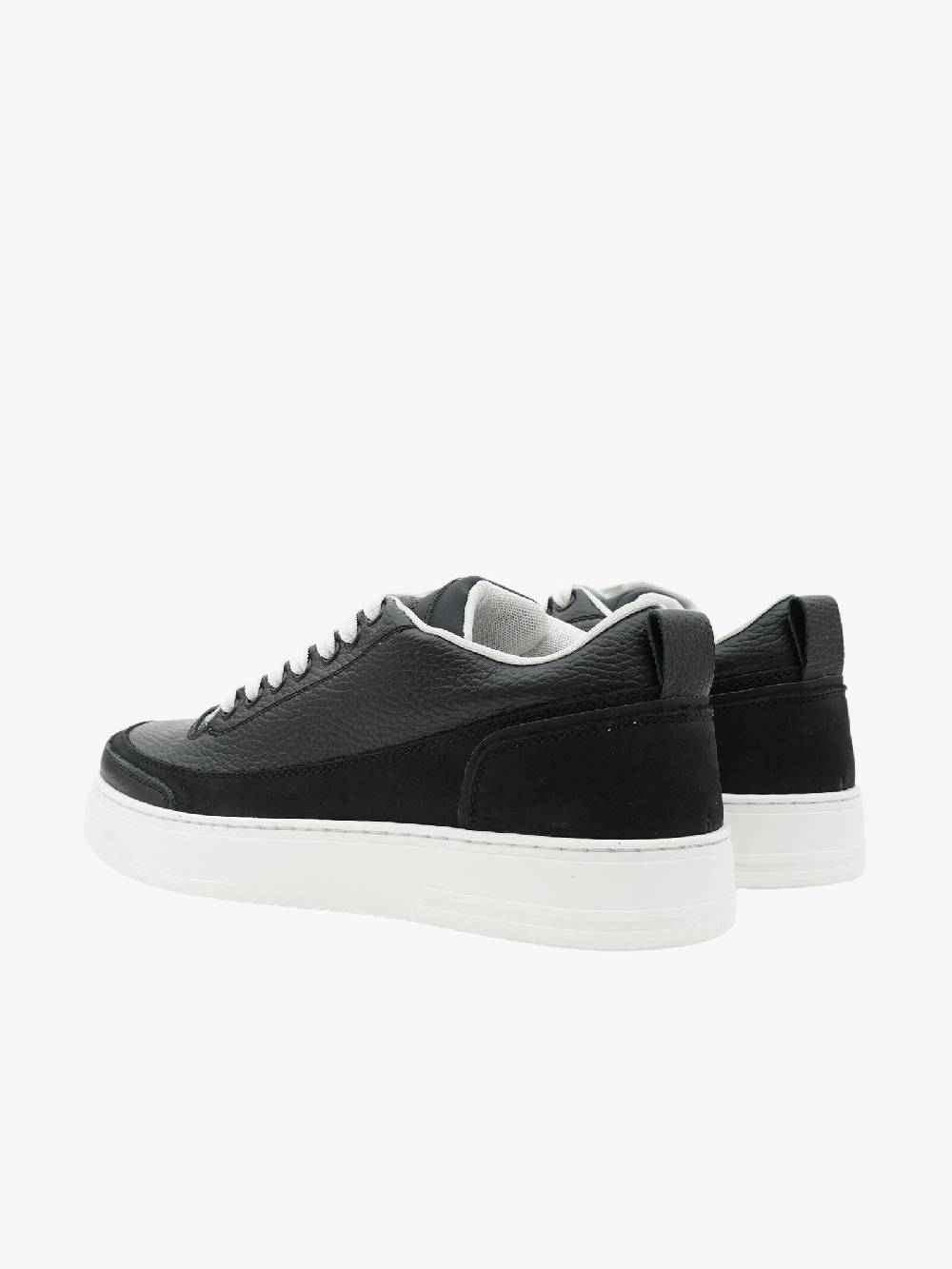 ANDREWE Sneakers MS300 uomo in pelle bottalata nera Moda