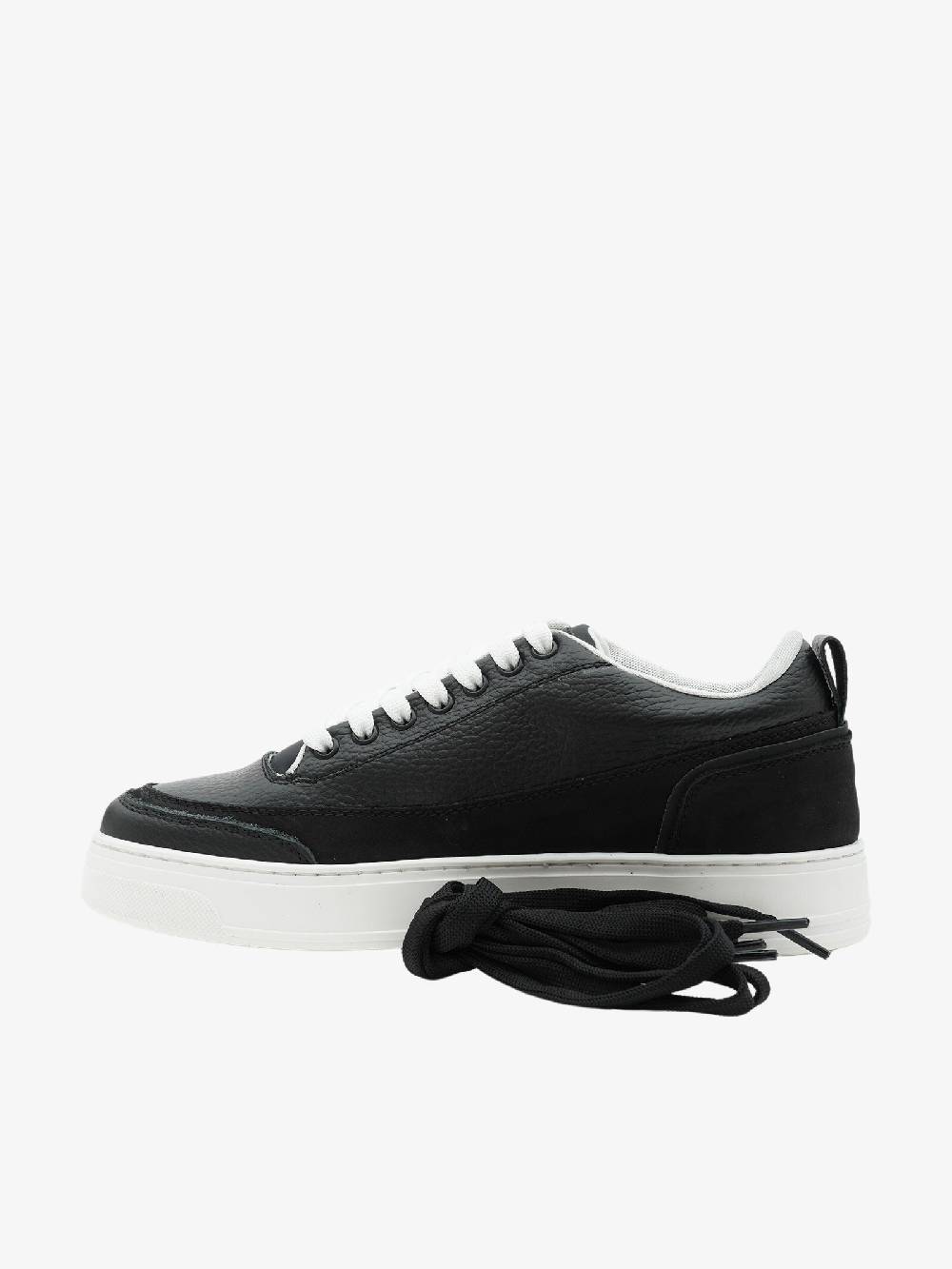 ANDREWE Sneakers MS300 uomo in pelle bottalata nera Moda