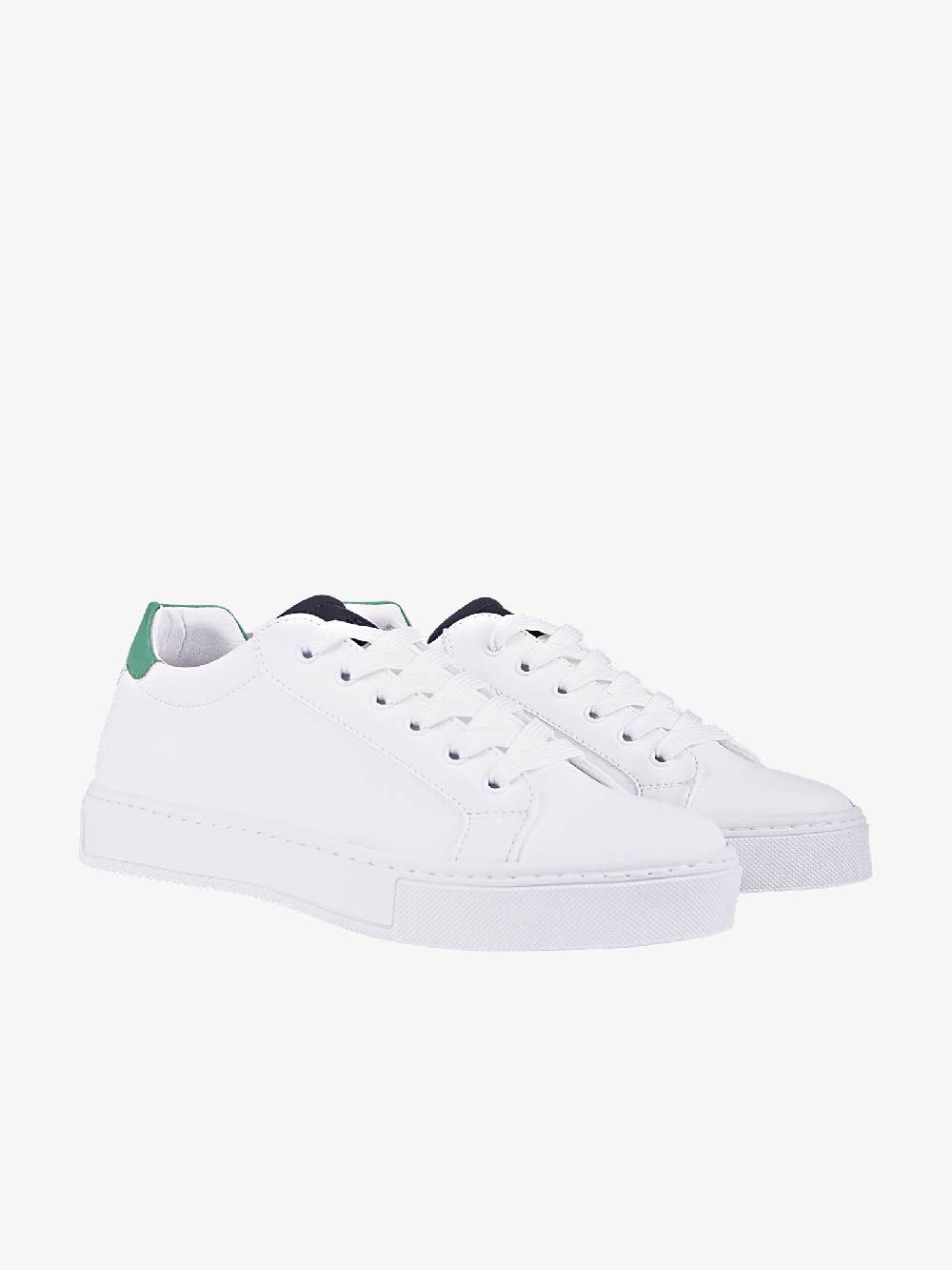 ANDREWE Scarpe basse in pelle uomo bianche Shopping online