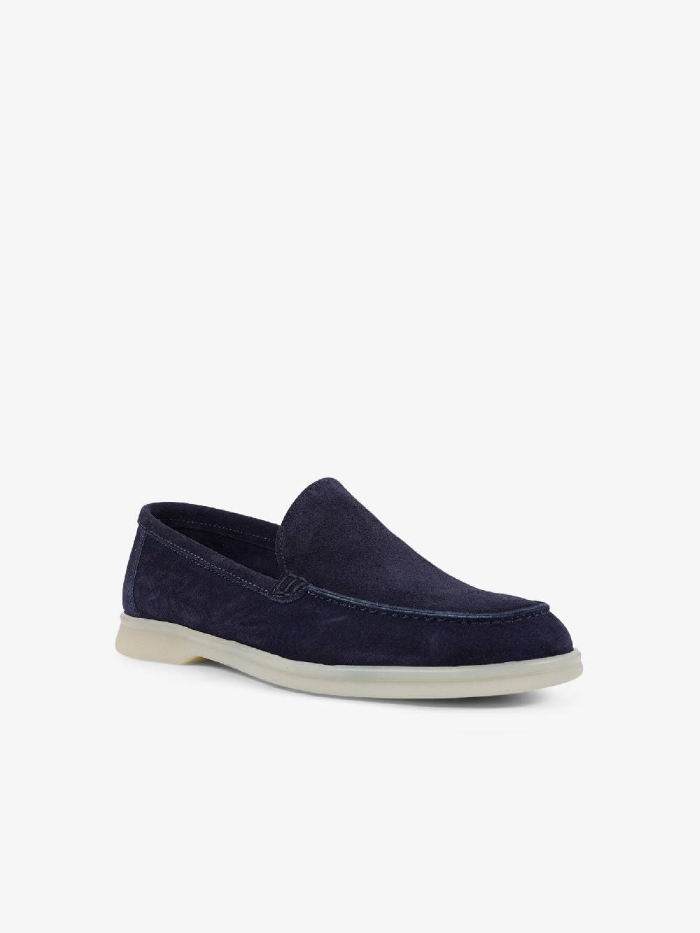 LORIS LORENZO Scarpe basse LORI27 uomo camoscio blu Liquidazione