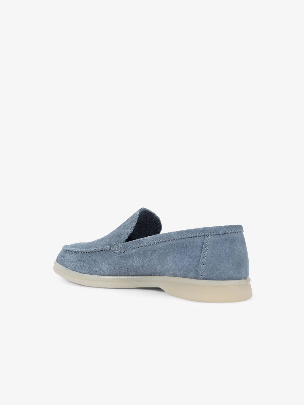 LORIS LORENZO Scarpe basse LORI27 uomo camoscio azzurro Offerte giornaliere
