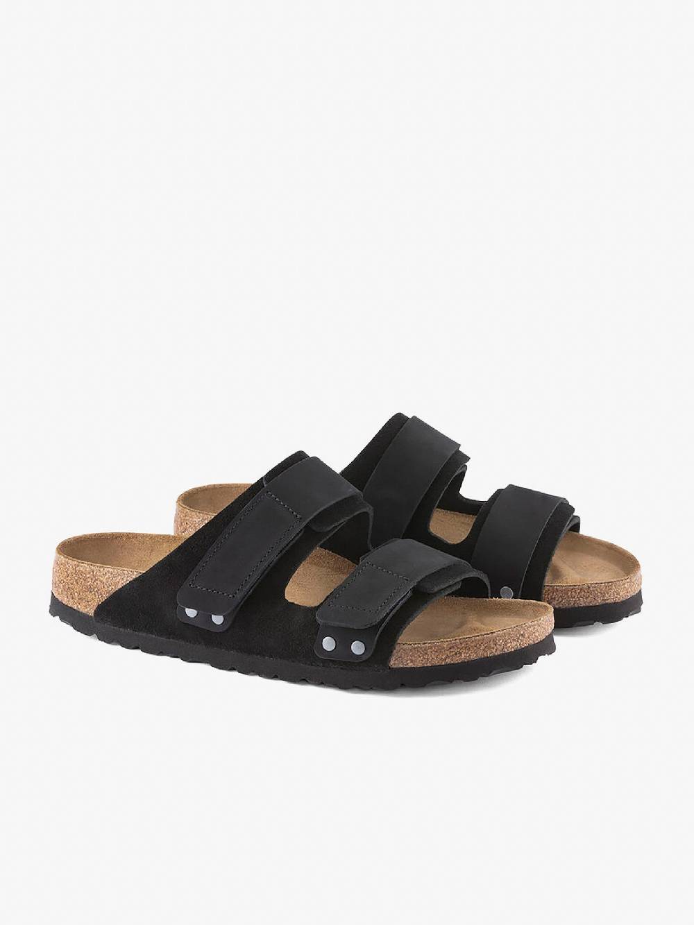 BIRKENSTOCK Ciabatte uji 1024832 pelle nero Enormi risparmi