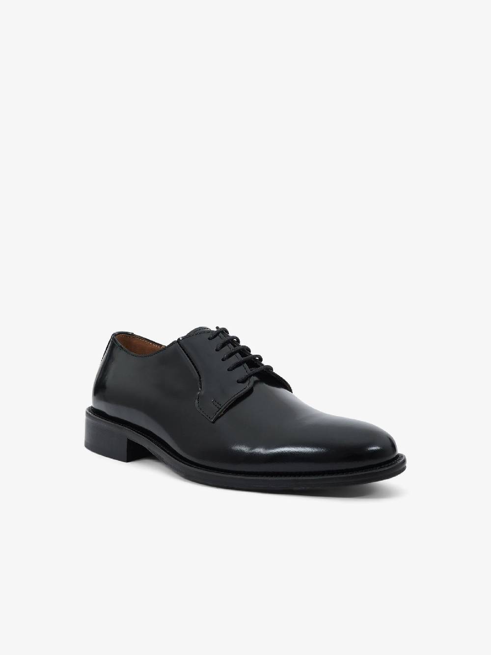 ROGAL'S Stringate OXFORD 6 uomo pelle nero Super Saving Price