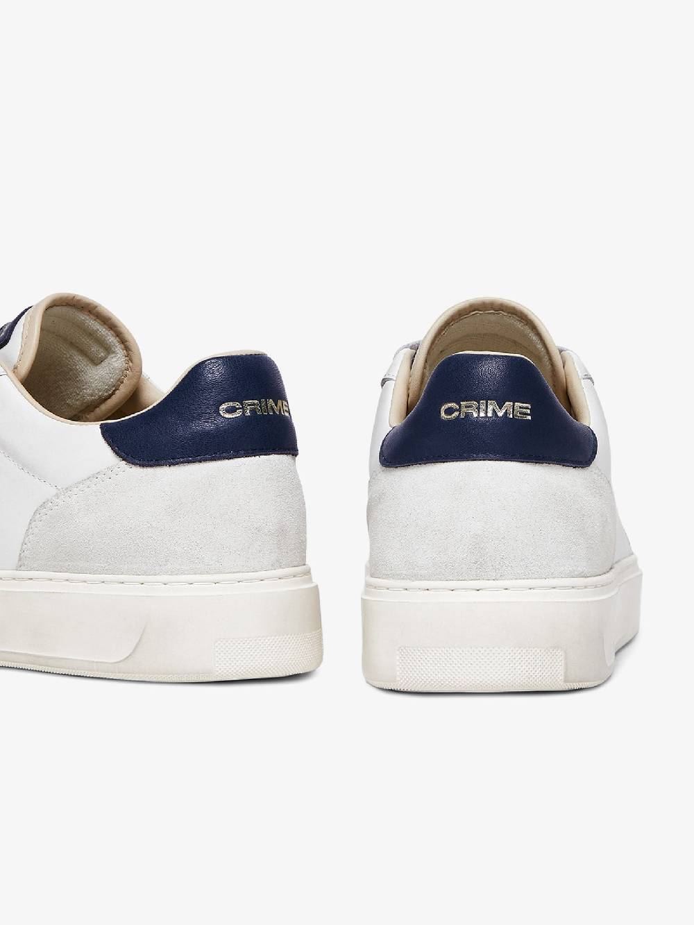 CRIME LONDON Sneakers ECLIPSE 17673PP6 uomo pelle bianco Promozione temporanea