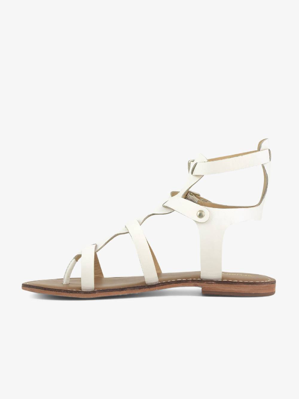 CB FUSION Sandali bassi gladiatore CBF.R221009 donna pelle bianco Vendita