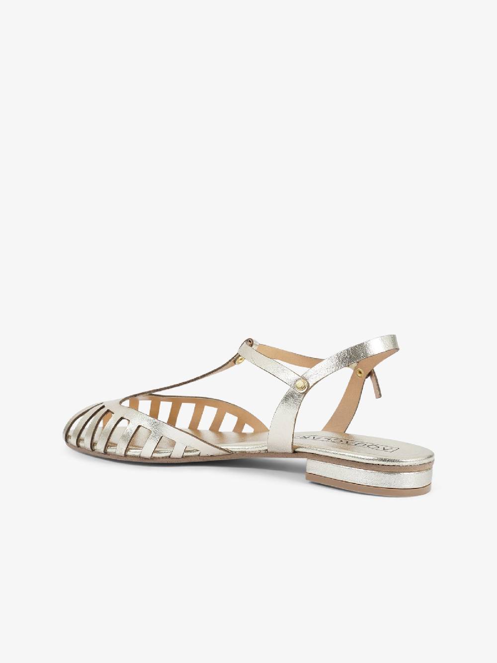 AQUACLARA Sandali bassi STROMBOLI-20 donna pelle oro Qualità Garantita