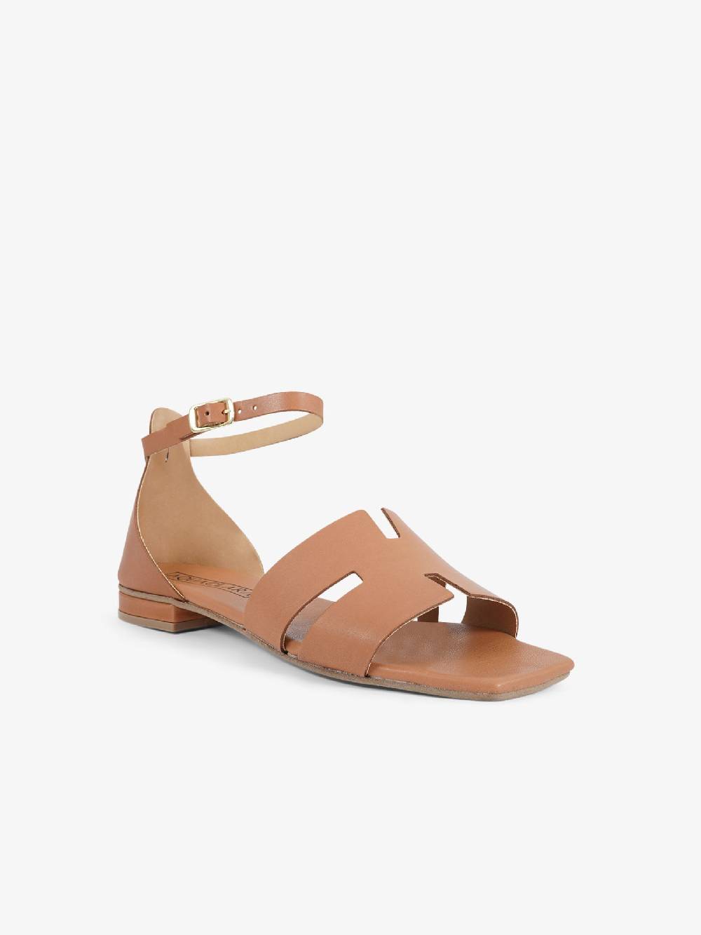 AQUACLARA Sandali bassi MILOS-20 donna pelle marrone Promozione Limitata