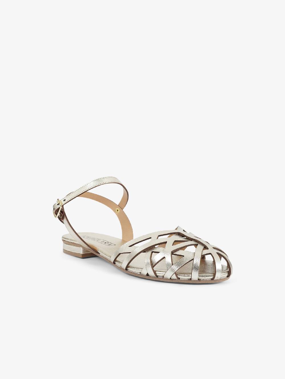 AQUACLARA Sandali bassi ITACA-20 donna pelle oro Fino Al -60%