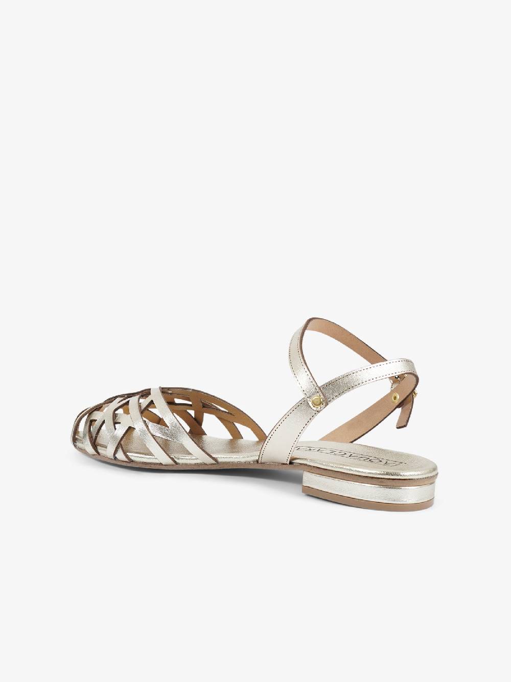 AQUACLARA Sandali bassi ITACA-20 donna pelle oro Fino Al -60%