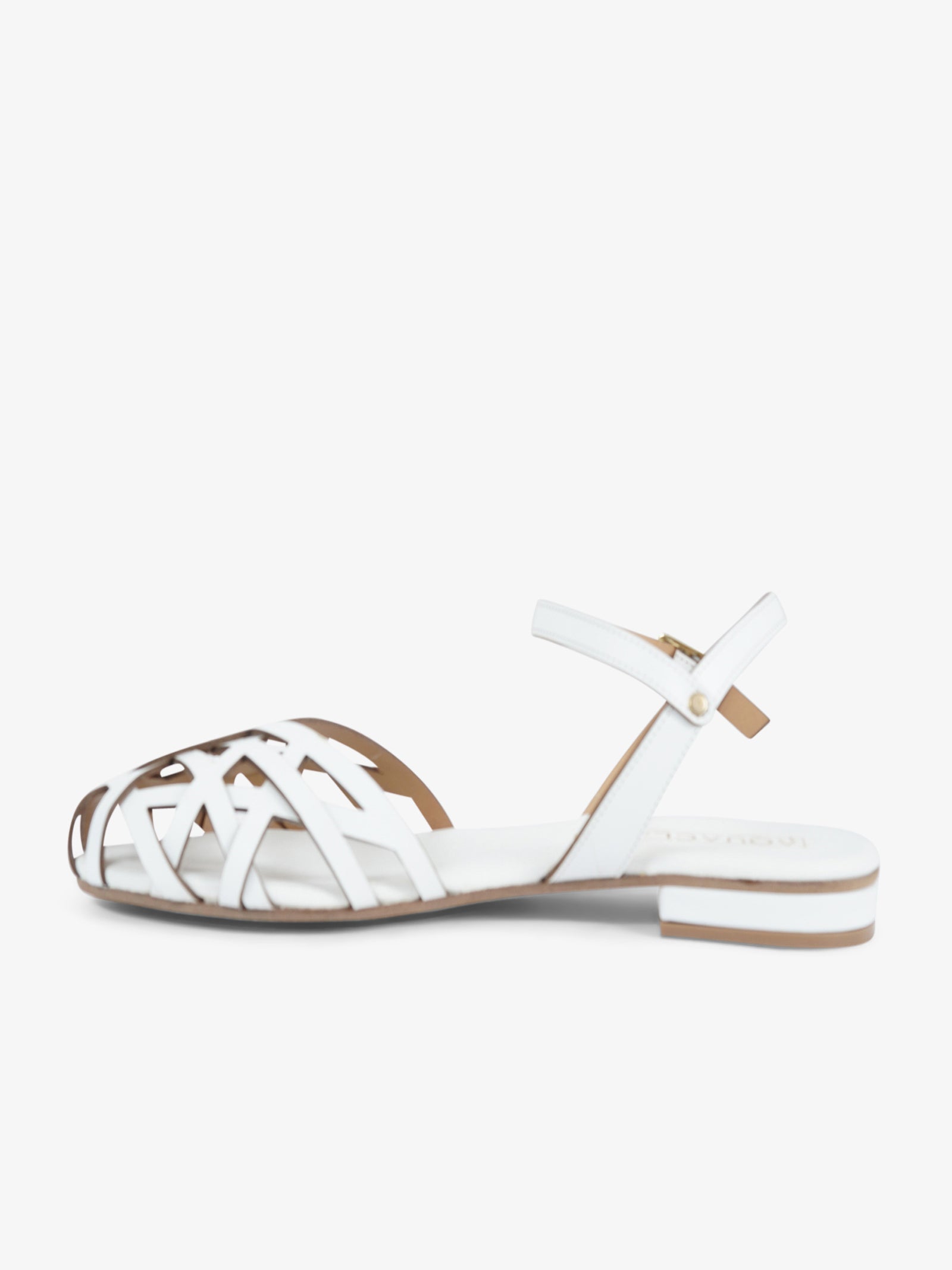 AQUACLARA Sandali bassi ITACA-20 donna pelle bianco Affare Del Giorno