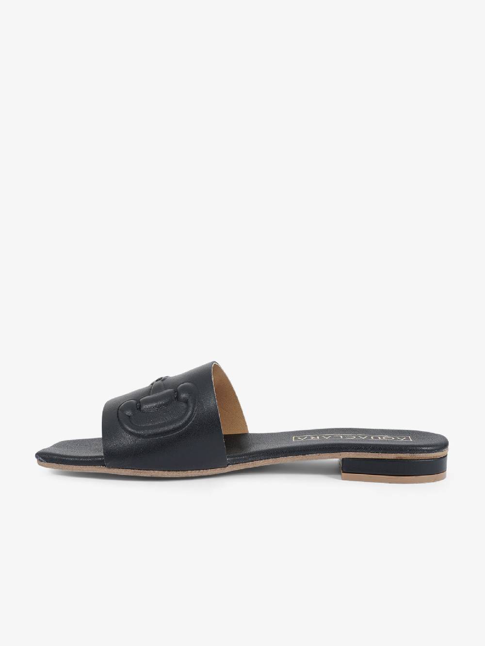 AQUACLARA Sandali bassi FIRENZE-20 donna pelle nero Prezzo Ridotto