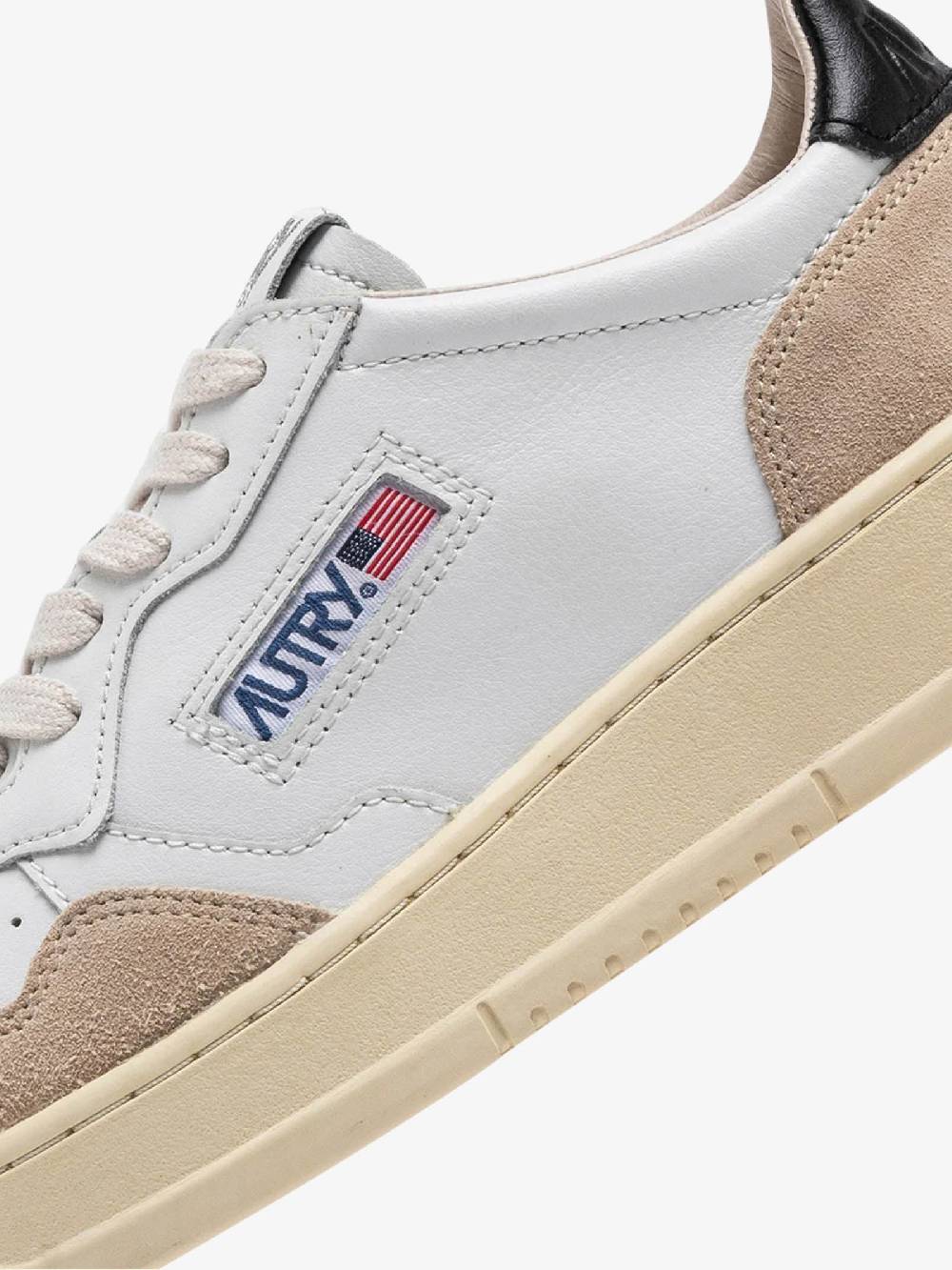AUTRY Sneakers Medalist Low AULW donna pelle bianco Outlet