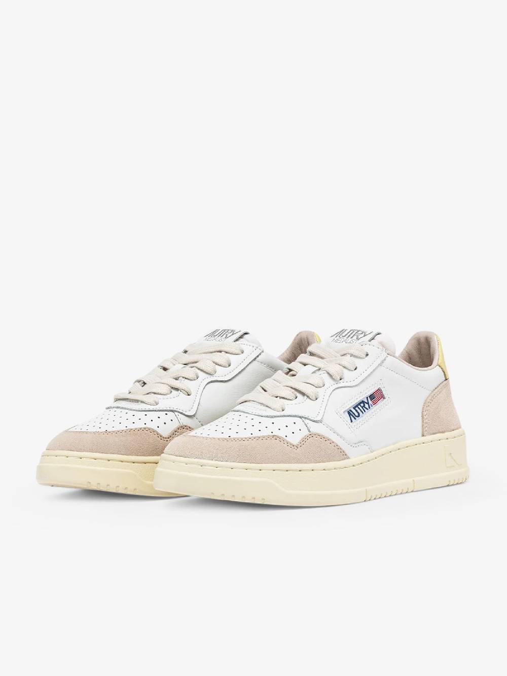 AUTRY Sneakers Medalist Low AULW donna pelle bianco In Vendita