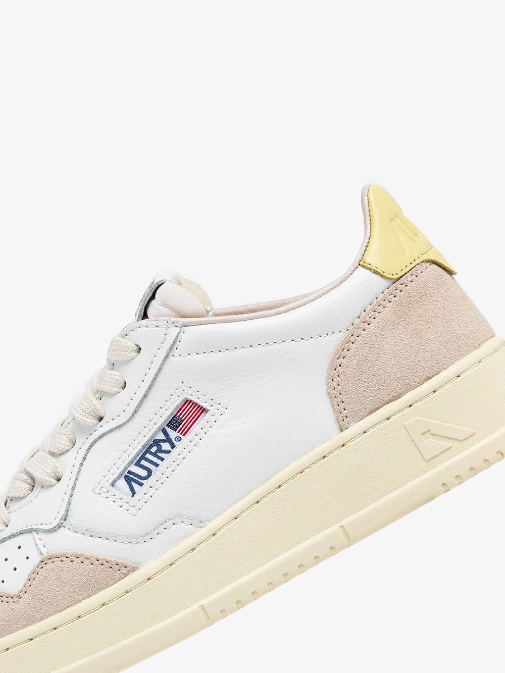 AUTRY Sneakers Medalist Low AULW donna pelle bianco In Vendita