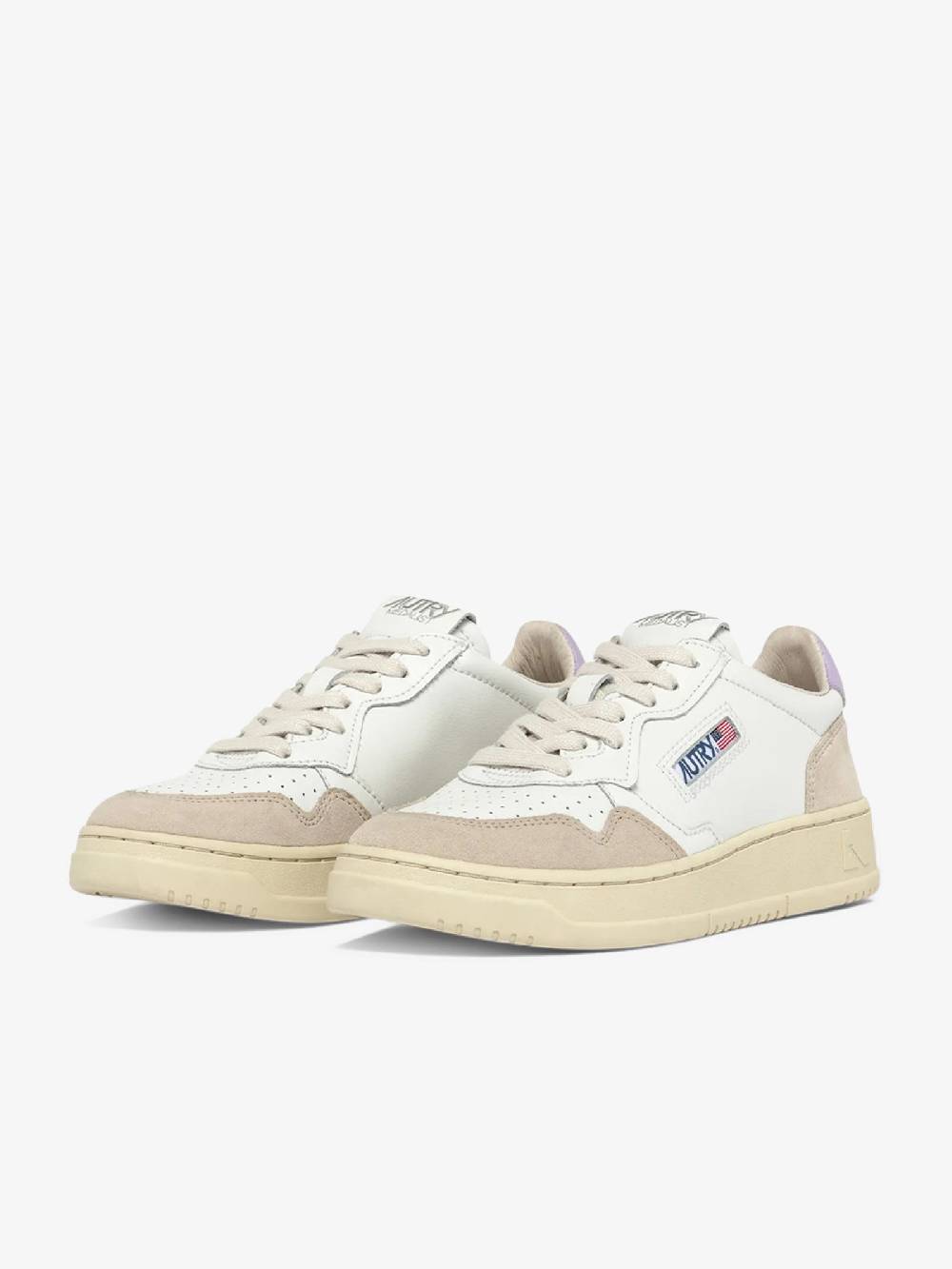 AUTRY Sneakers Medalist Low AULW donna pelle bianco Vendita Economica