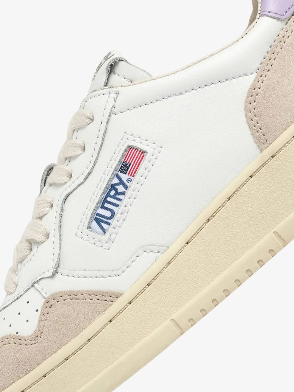 AUTRY Sneakers Medalist Low AULW donna pelle bianco Vendita Economica
