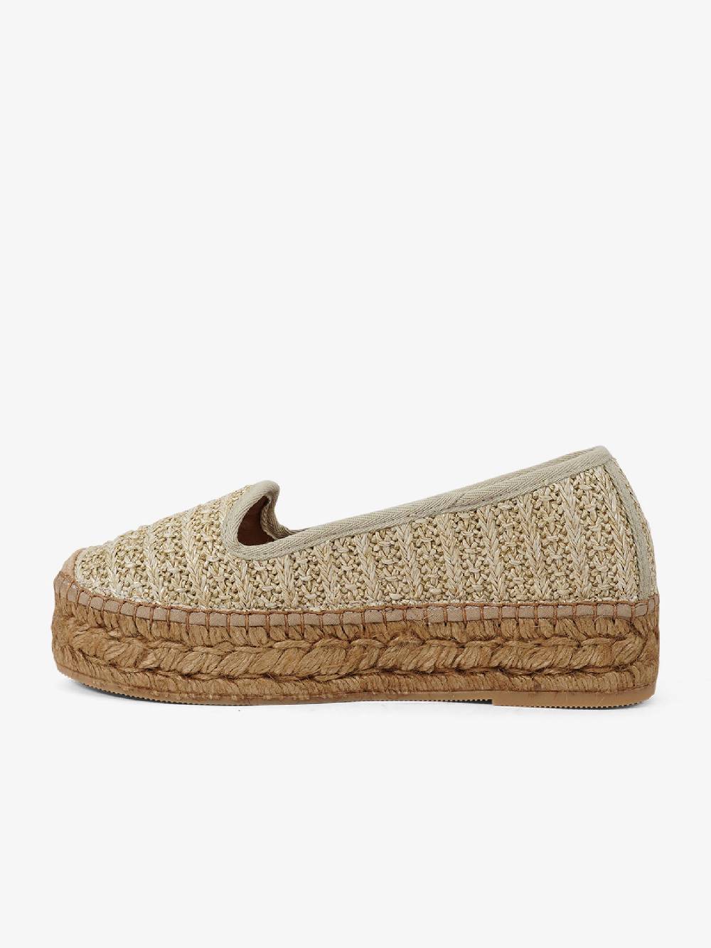 VIDORRETA Espadrillas rafia 74500RMMDT donna rafia beige Saldi Di Fabbrica