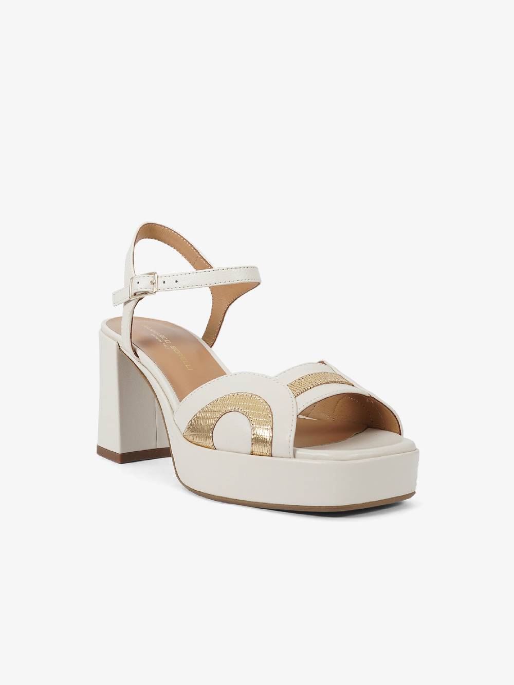 SORELLI Sandali con plateau Livia 2067/LIVIA donna pelle panna Moda
