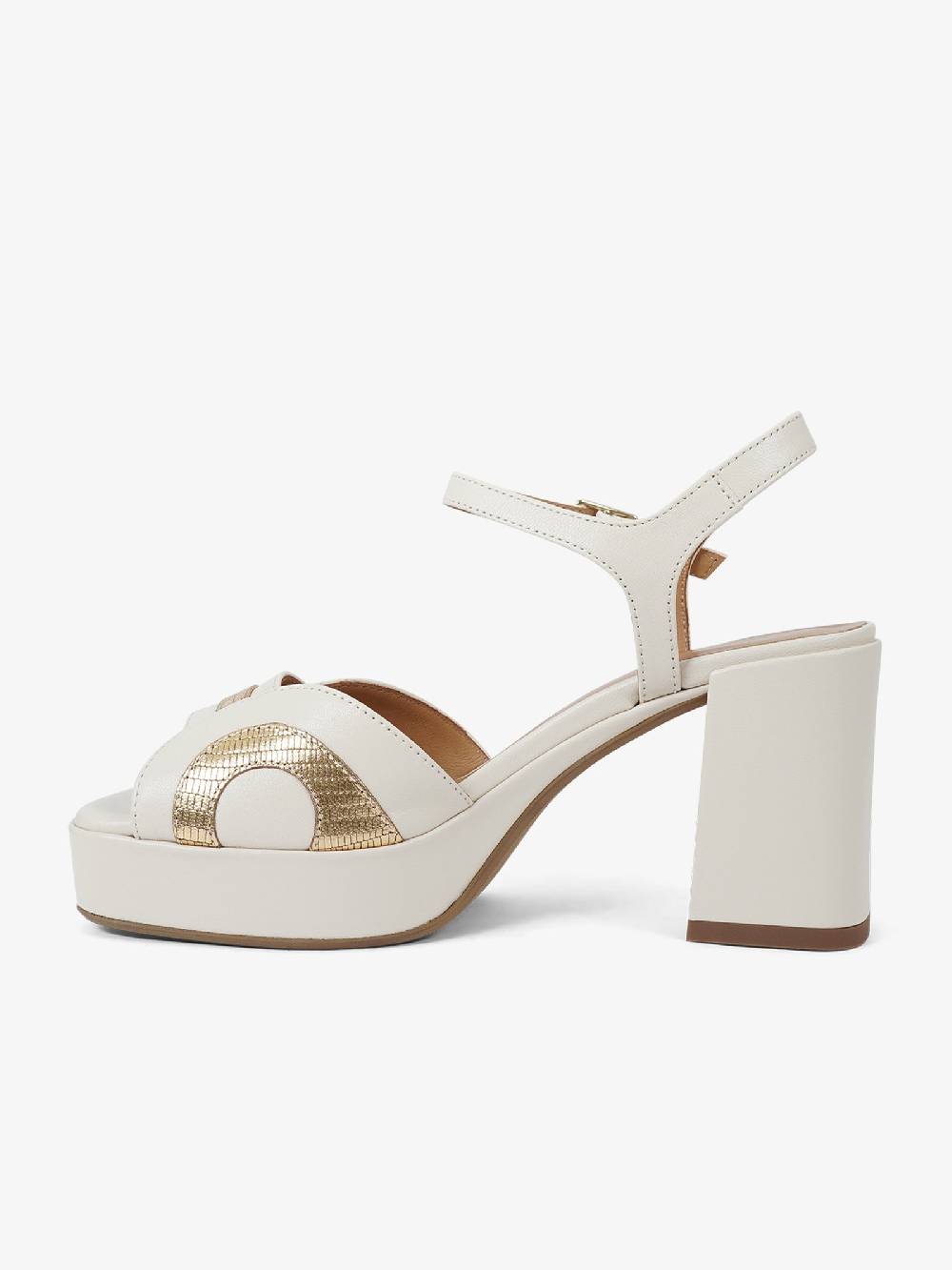 SORELLI Sandali con plateau Livia 2067/LIVIA donna pelle panna Moda