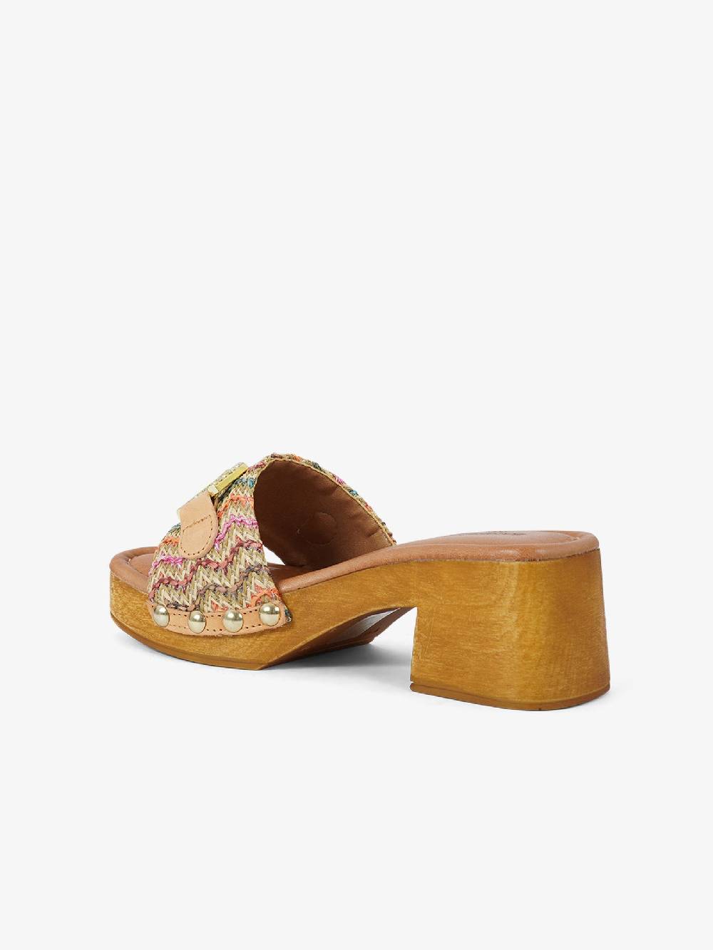 SANDRO ROSI Sandali con plateau 8921 8921 donna rafia multicolor Sconto di tempo limitato