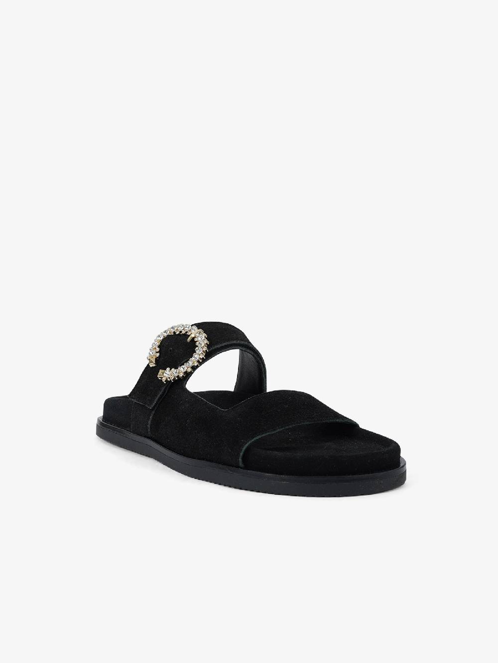 EXE' Sandali bassi 895 KIMOLOS 6-1 895 KIMOLOS 6-1 donna suede nero Negozio online di fabbrica