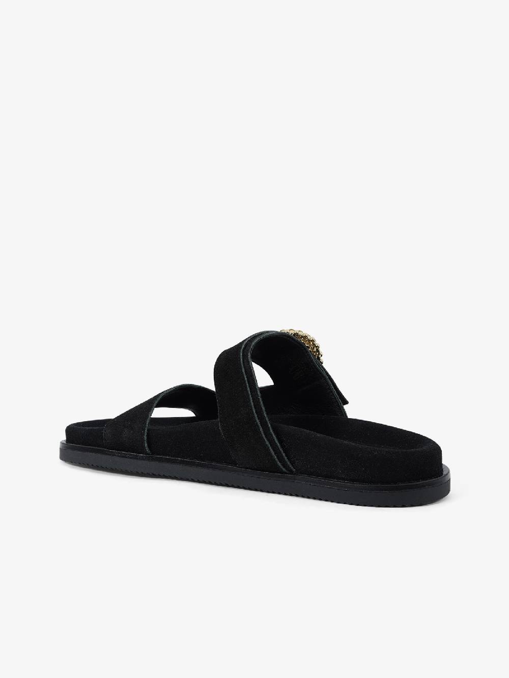 EXE' Sandali bassi 895 KIMOLOS 6-1 895 KIMOLOS 6-1 donna suede nero Negozio online di fabbrica