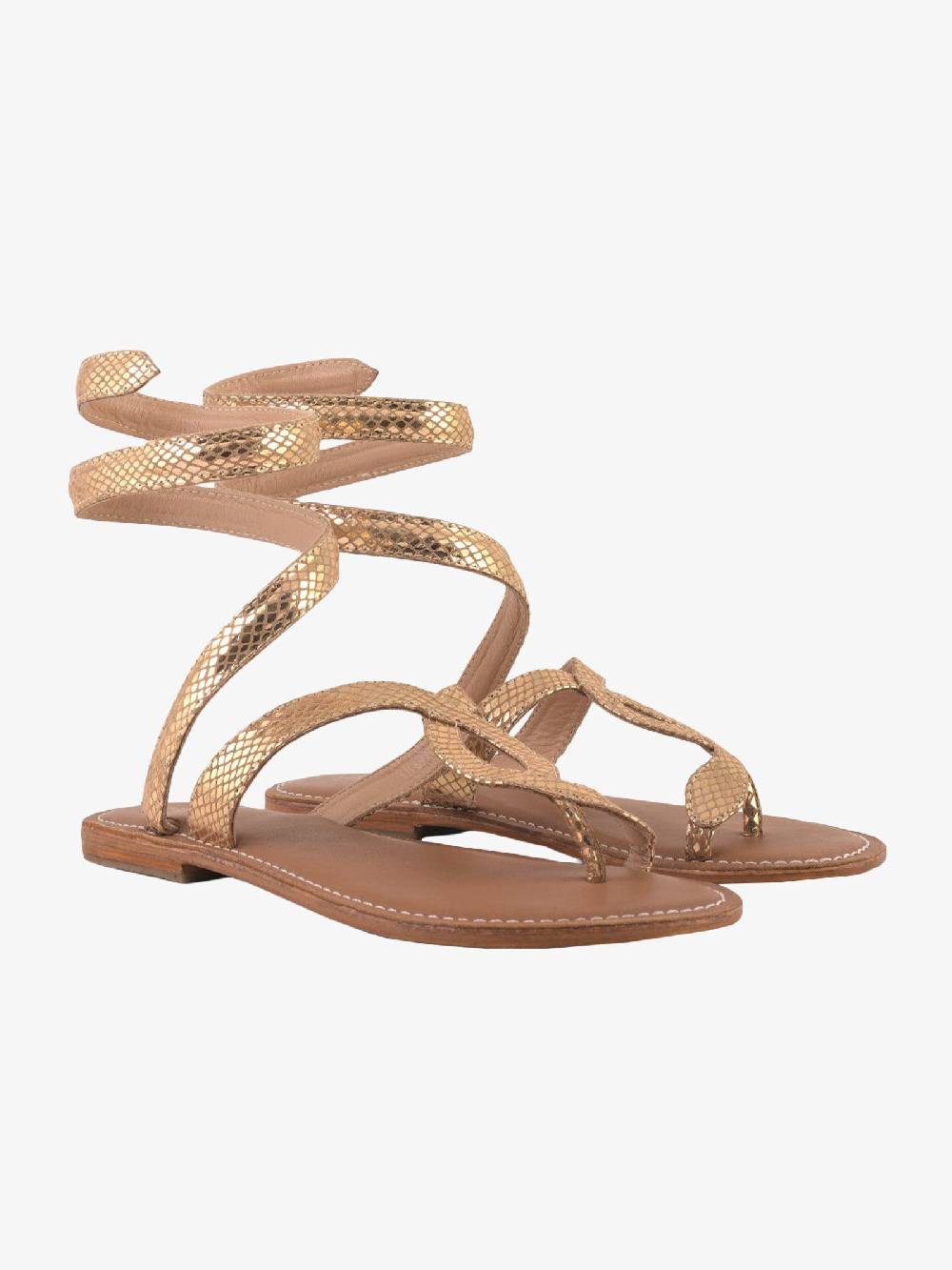 CB FUSION Sandali donna in pelle laminata rosa Vendite stagionali