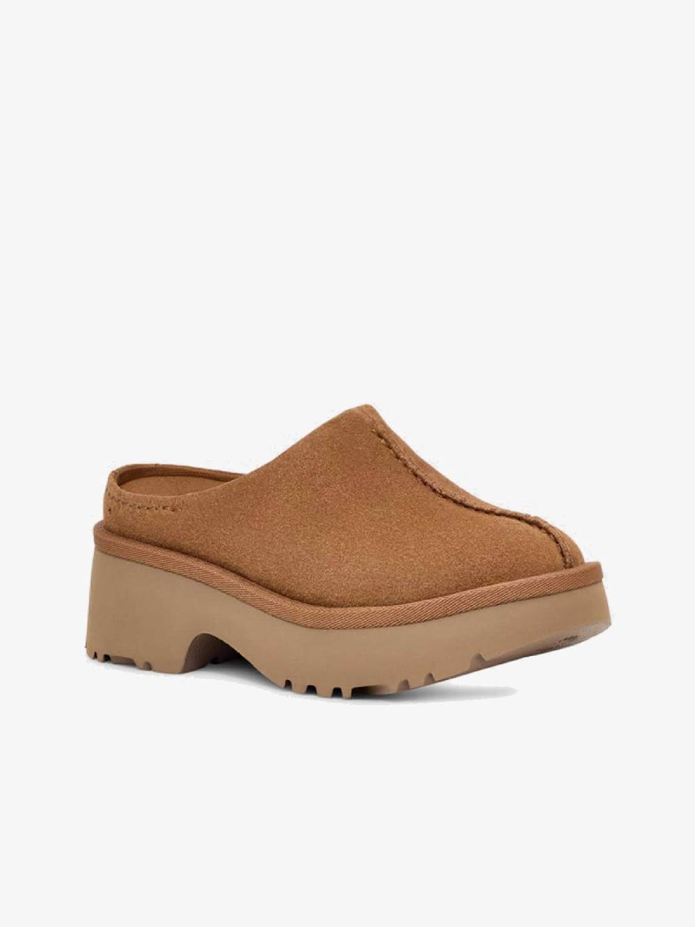 UGG Sabot W New Clog 1152731 donna pelle marrone Offerta per la Festa della Mamma