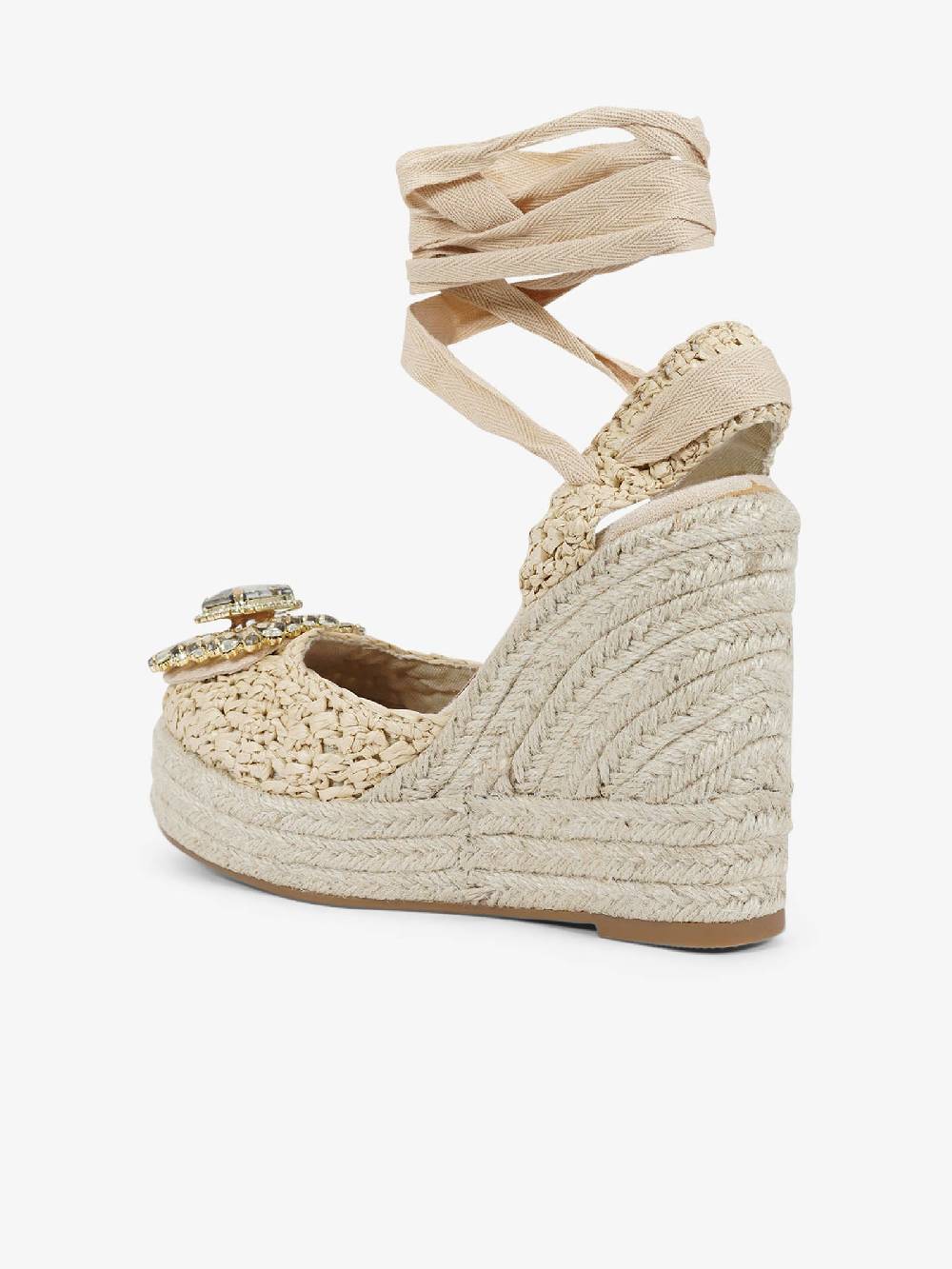 EXE' Espadrillas 23105-23 donna rafia beige Vendita calda