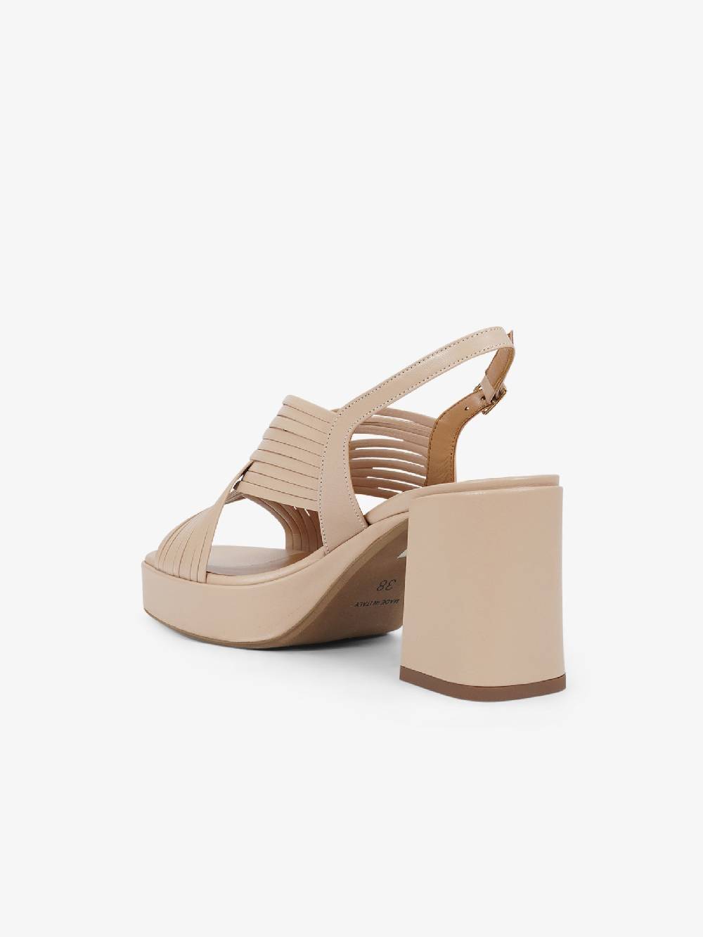 SORELLI Sandali con plateau 2229/LIVIA donna pelle beige Latest fashion