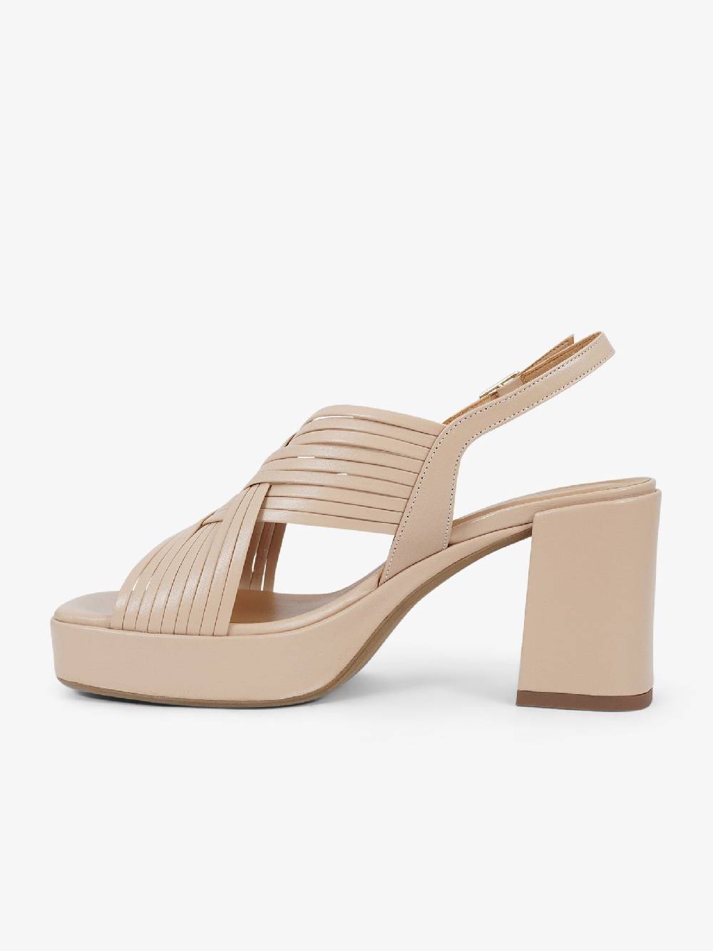 SORELLI Sandali con plateau 2229/LIVIA donna pelle beige Latest fashion