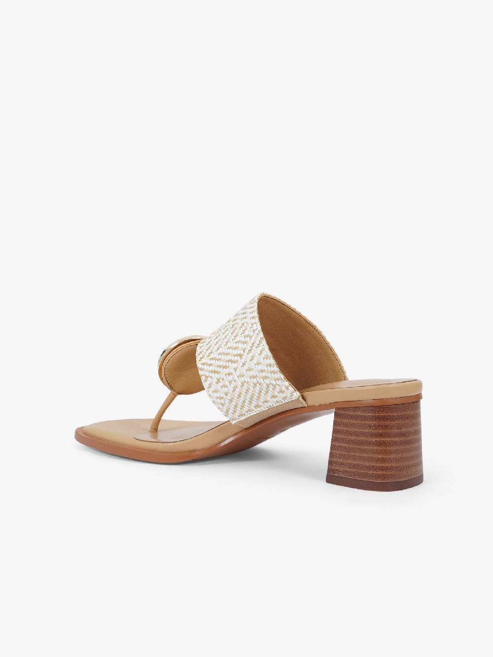 NOA HARMON Sandali con tacco Petra 9227 donna rafia bianco Nuovi prodotti