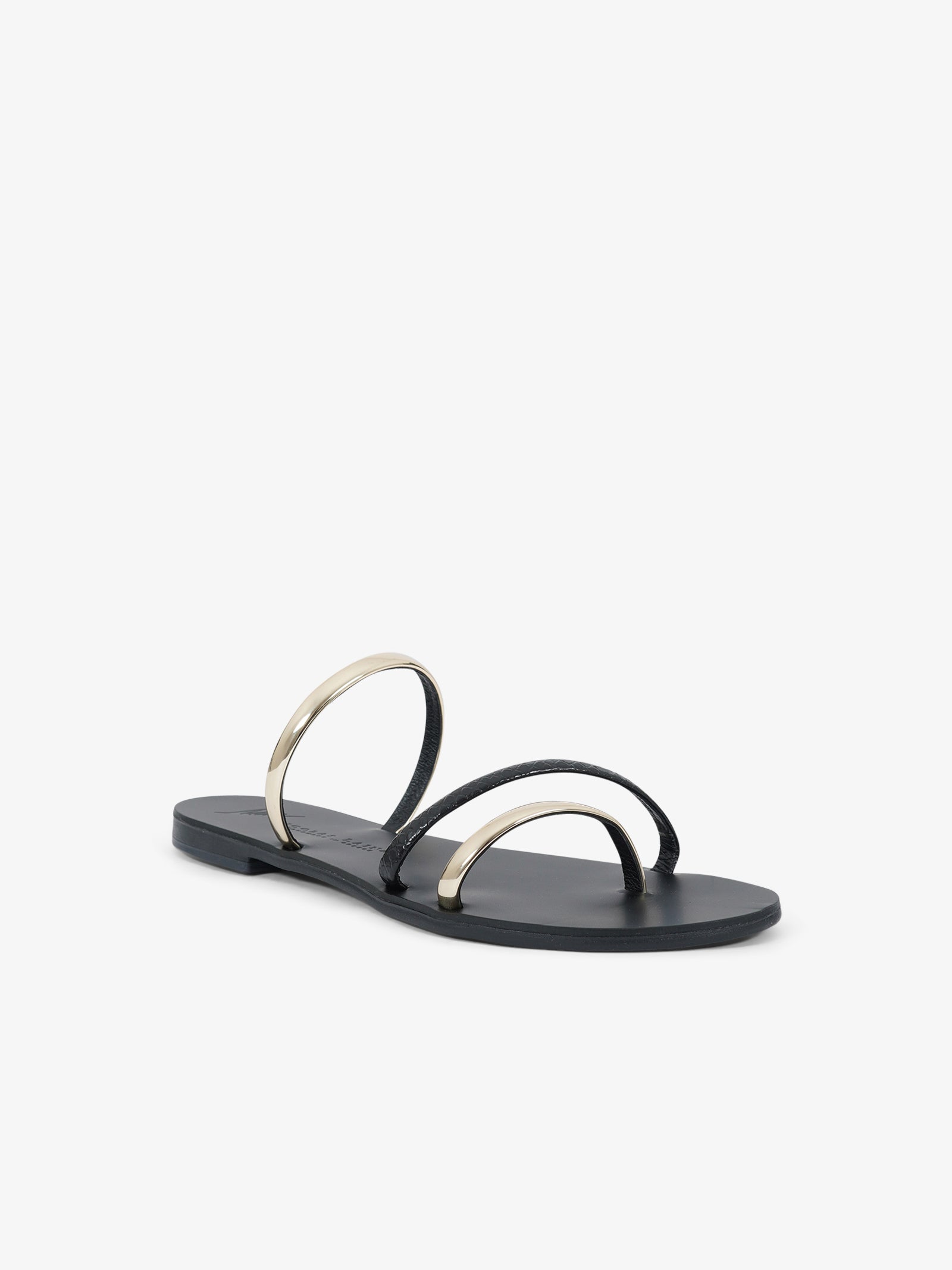 NICOLAS LAINAS Sandali bassi Arco Tinos 927-T donna oro Liquidazione