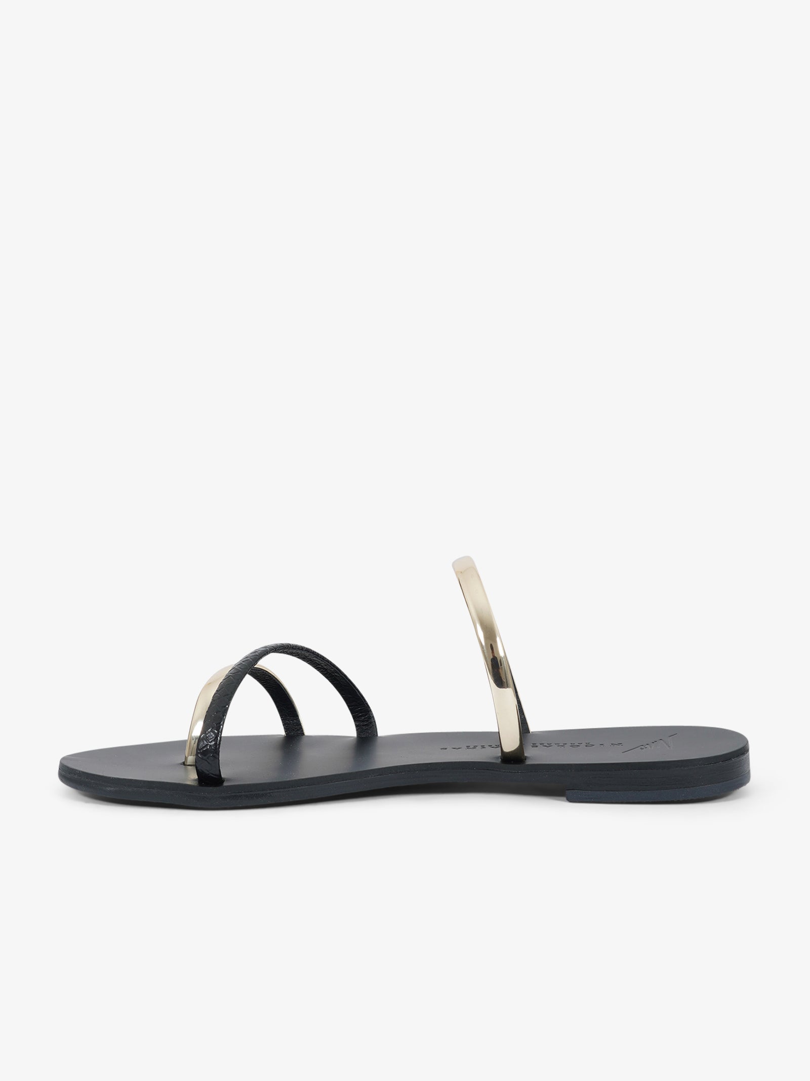 NICOLAS LAINAS Sandali bassi Arco Tinos 927-T donna oro Liquidazione