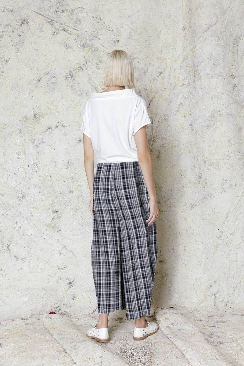 Opificio Neirami PANTALONE CON ELASTICO IN VITA E RIPRESA In Saldo