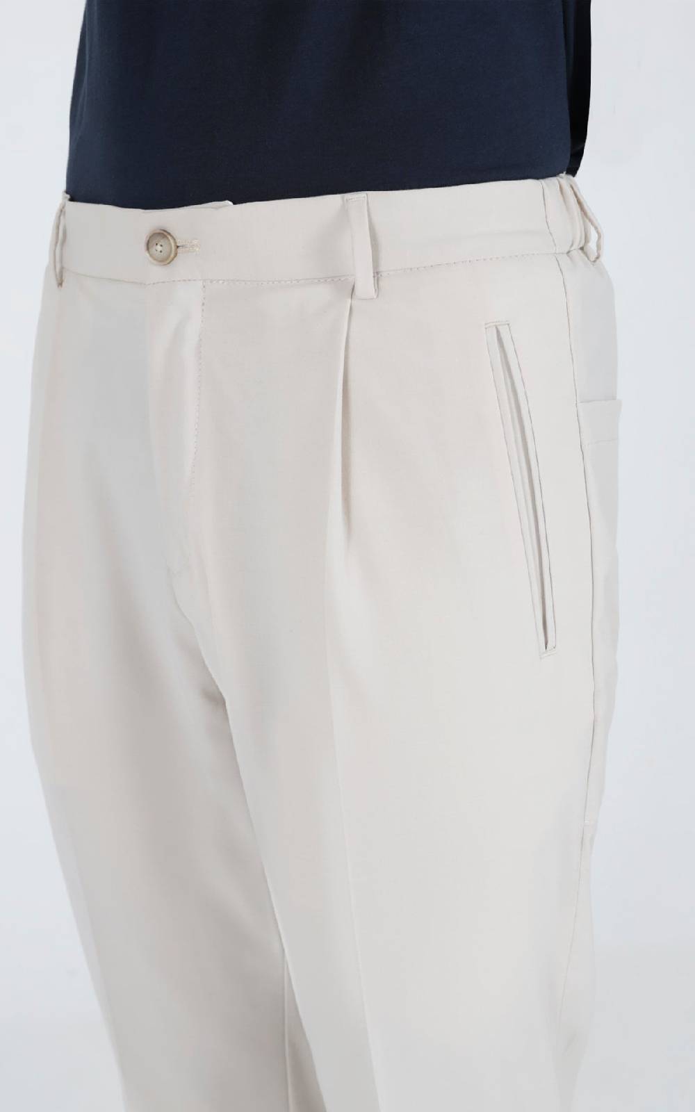 Outfit Italy Pantalaccio in fresco lana con tasche dietro Saldi Di Fabbrica